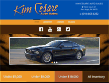 Tablet Screenshot of kimcesare.com